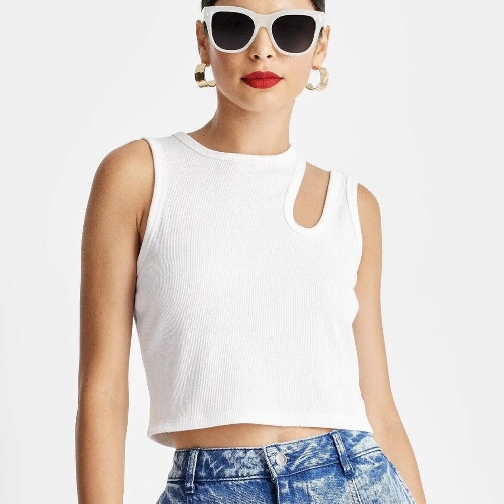 Future Collective white tank top